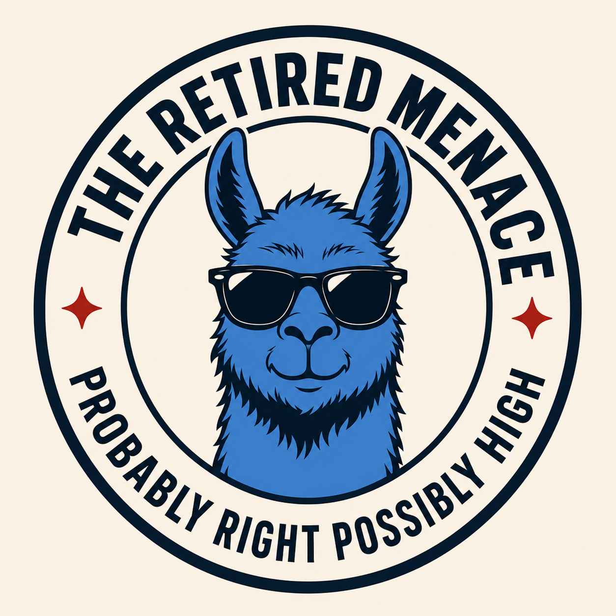 The Retired Menace logo