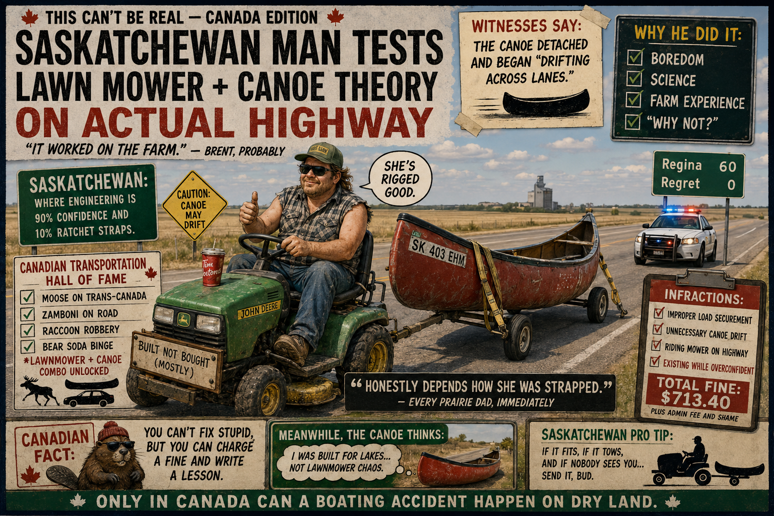 🧨 Today in “This Can’t Be Real — But It Is” — Canada Edition