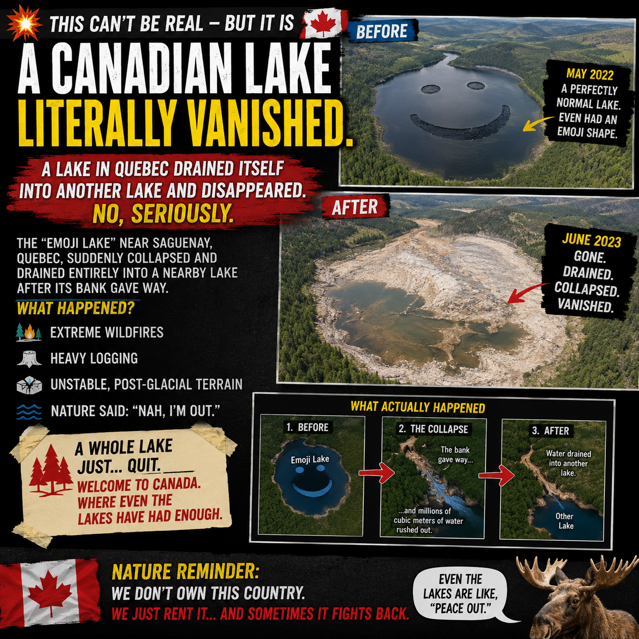 🧨 Today in “This Can’t Be Real — But It Is” — Canada Edition