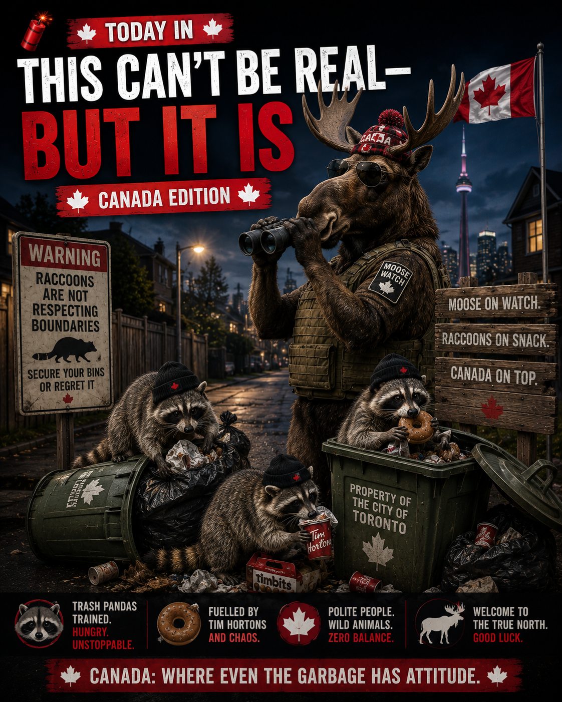 🧨 Today in “This Can’t Be Real — But It Is” — Canada Edition