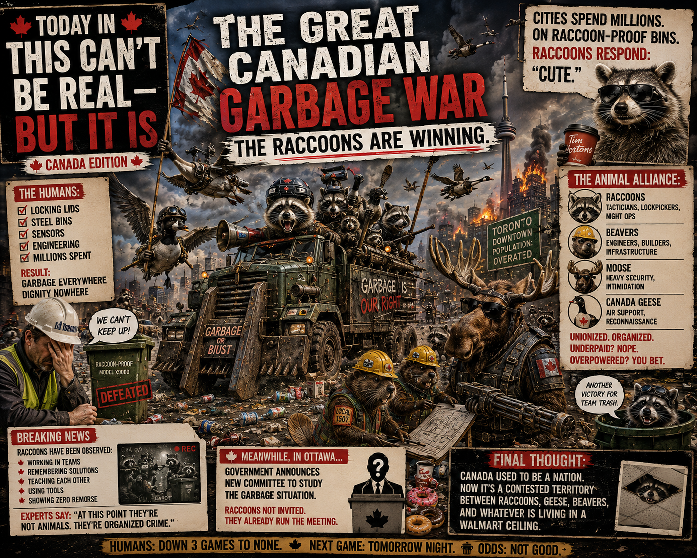 THE GREAT CANADIAN GARBAGE WAR