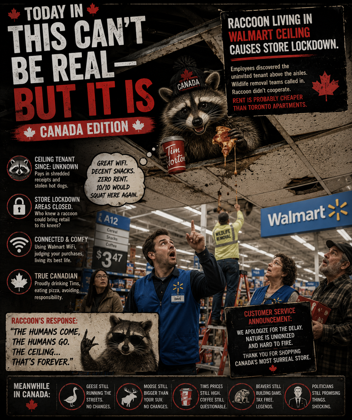 🧨 Fresh Canadian Chaos For “This Can’t Be Real — But It Is”