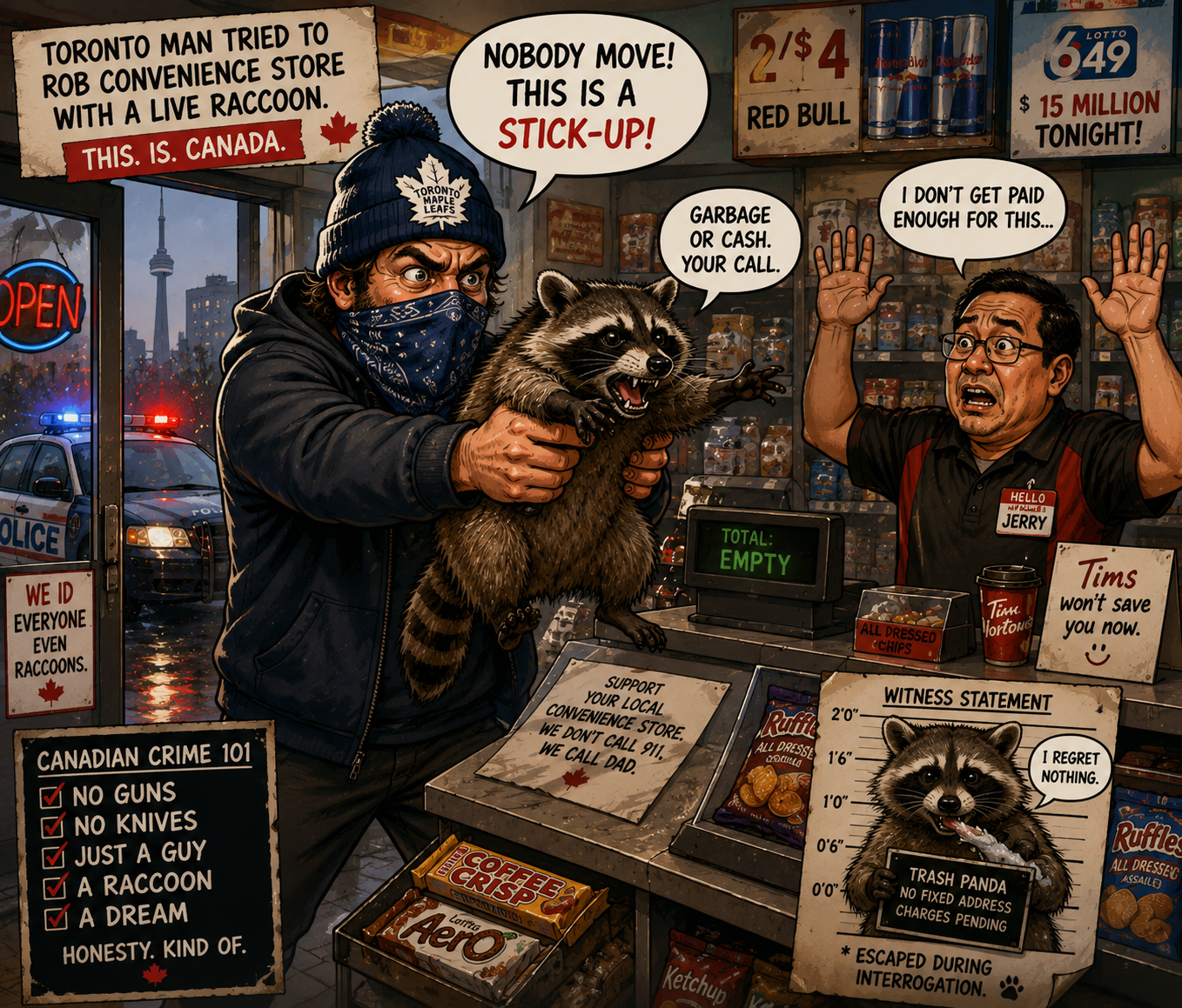 🧨 Today in “This Can’t Be Real — But It Is” — Canada Edition