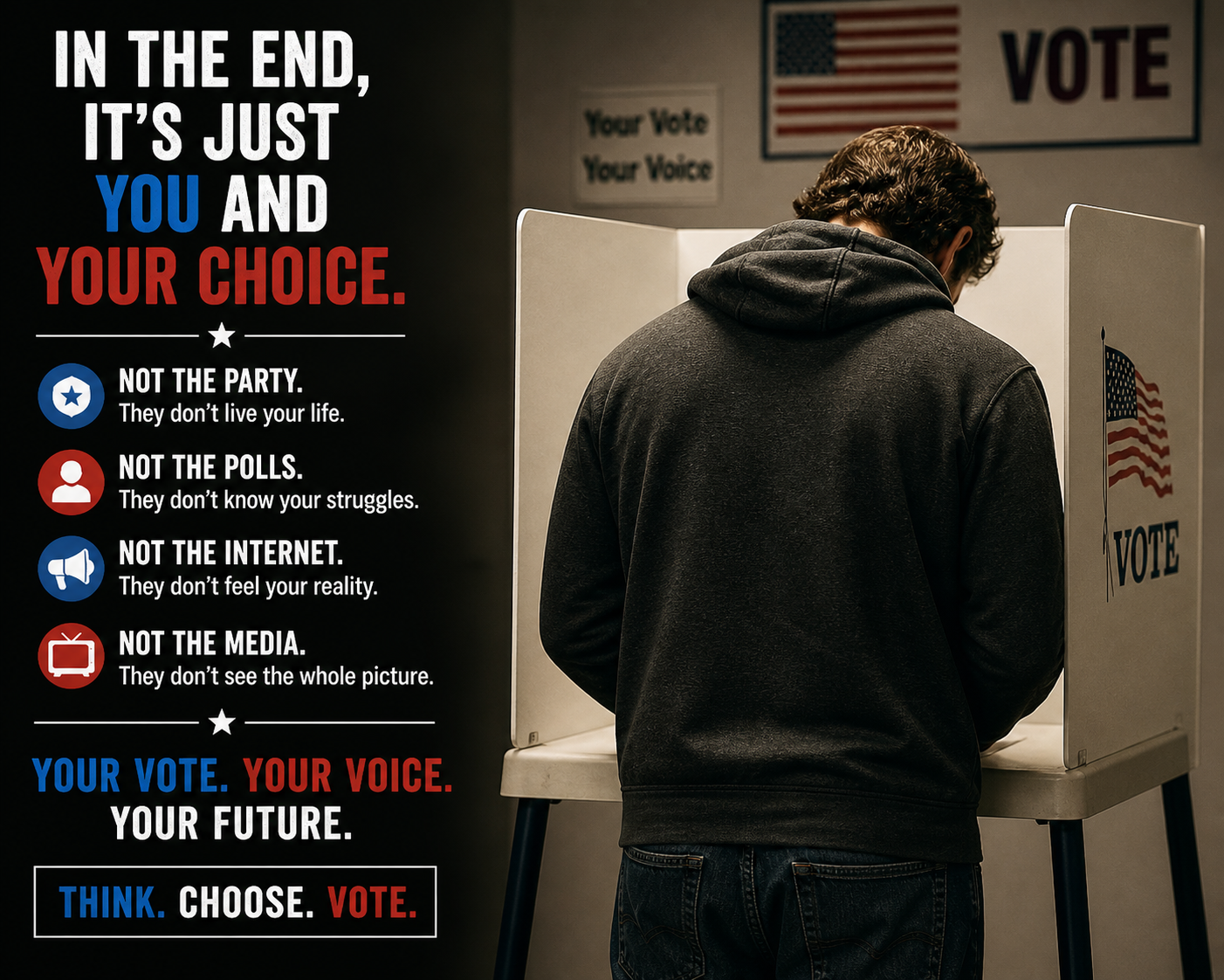 My vote is not owned by any party. It has to be earned.